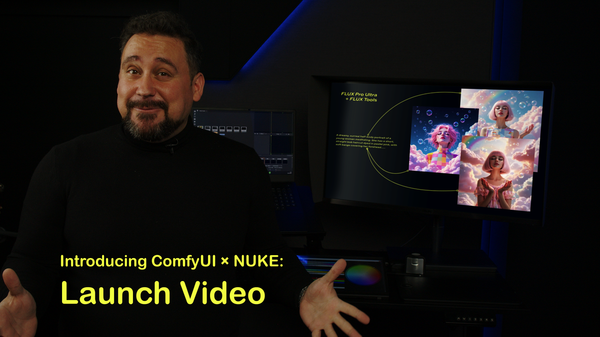 Load video: Introducing ComfyUI × NUKE: Launch Video